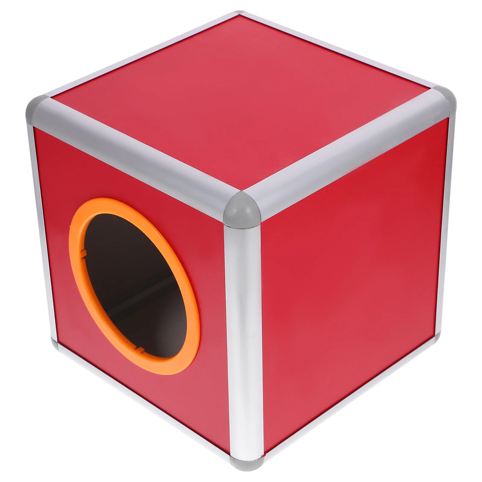 1Pc 20cm Box Draw Box Aluminium Alloy Lottery Box Storage Bin Promotional Lottery Ball Box Aluminum Alloy Box