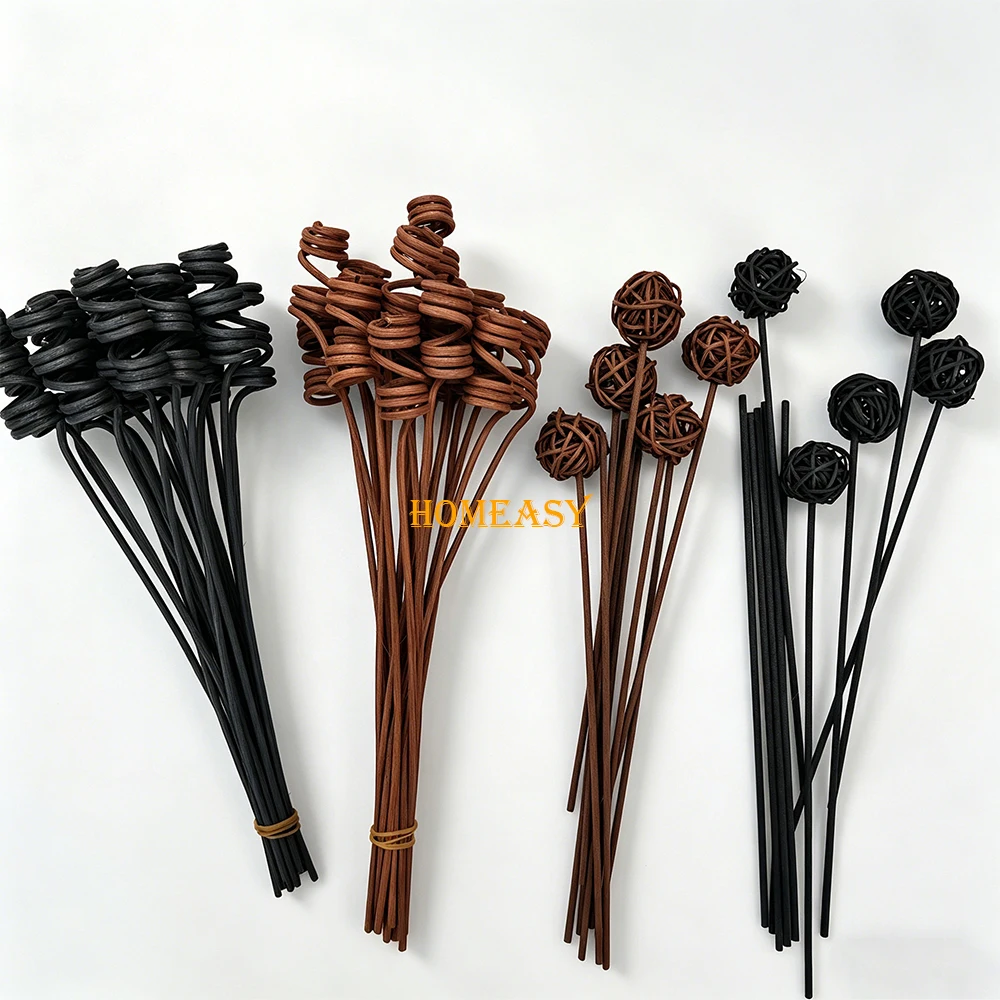 Hot Sale Natural Rattan Reed Diffuser Sticks, Coil Shape No Fire Aromatherapy Volatile Sticks, Home Fragrance Refill Accessories view 3