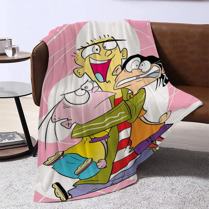 

Ed Edd N Eddy Cartoon Blanket Sofa Blankets for Beds Furry Winter Throw Fluffy Soft Bed & Throws Baby Fleece Custom Nap Flannel