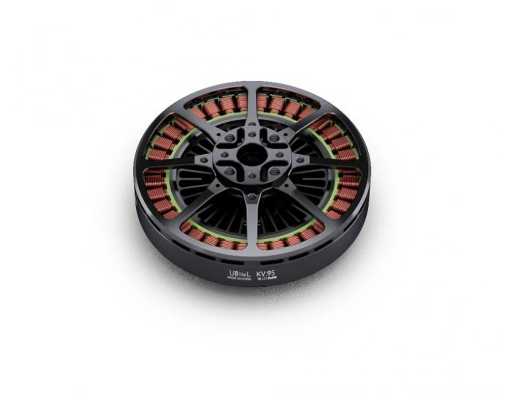 

T-MOTOR U8 Lite L KV95/KV110 High Efficiency Brushless Motor for RC Drone, Multirotor, VTOL UAV -10kg Payload, High Thrust