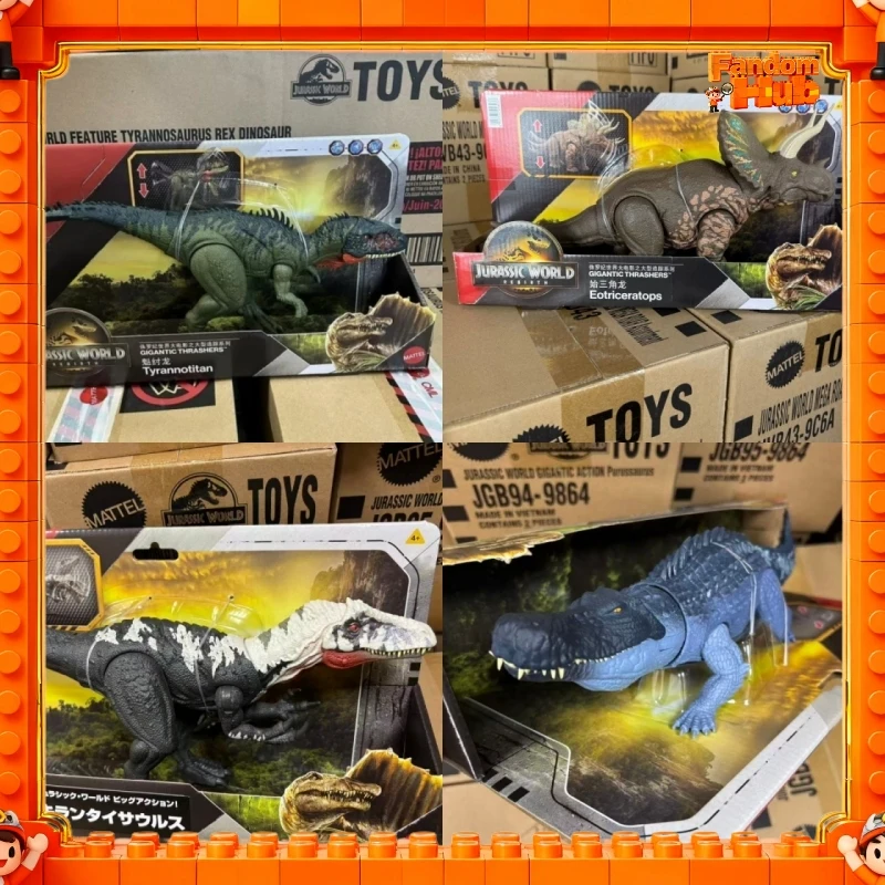 

Jurassic World Rebirth Gigantic Trackers Large Dinosaur Action Figure Movie Accurate Model Toy Gift