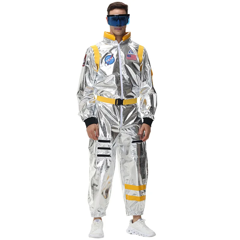 loween Space Suit COS Miant Earth Men's Pilot Astronaut Jumpsuit Stage Performance Costume Chinese Brand Tagkita Winter ...