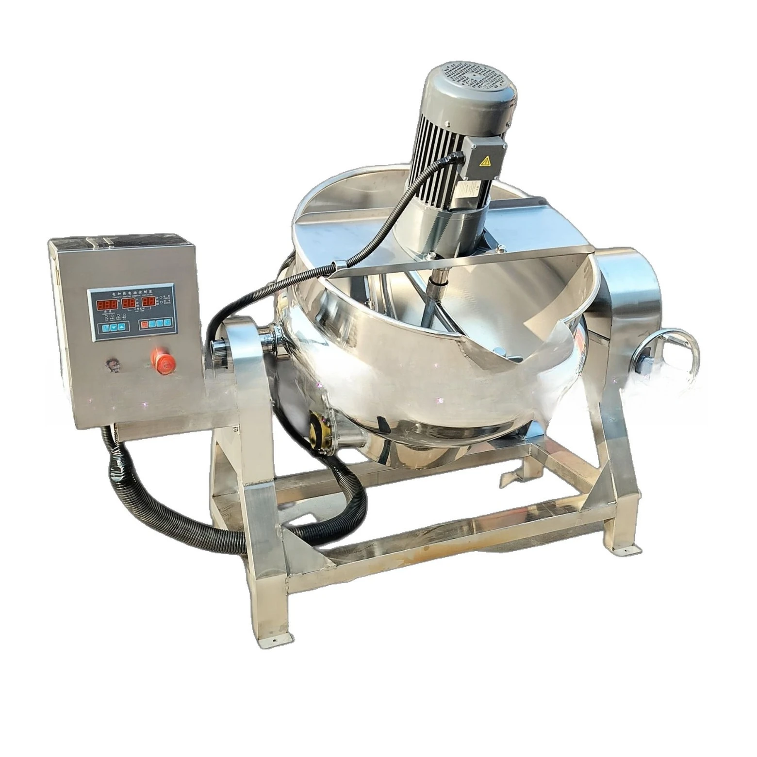 Factory Outlet Automatic Sandwich Pot Small Brewing & Sugar Color Frying Machine Food Processing Equipment