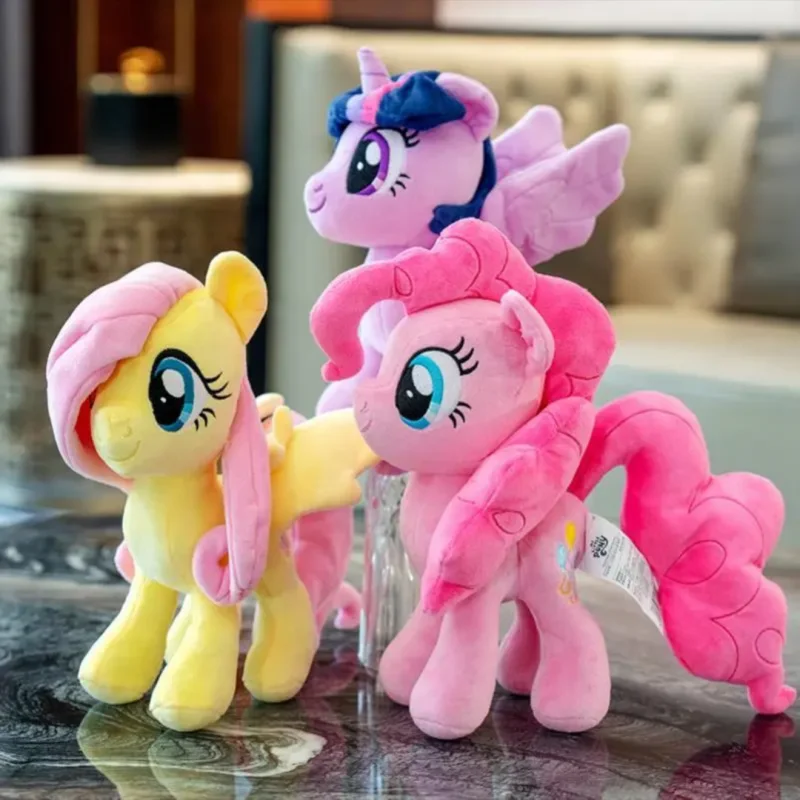 

Милые плюшевые игрушки My Little Pony: Эпплджек, Рэйнбоу Дэш, Твайлайт Спаркл, Пинки Пай, Рарити, Флаттершай. Мягкие куклы, подарок для детей.