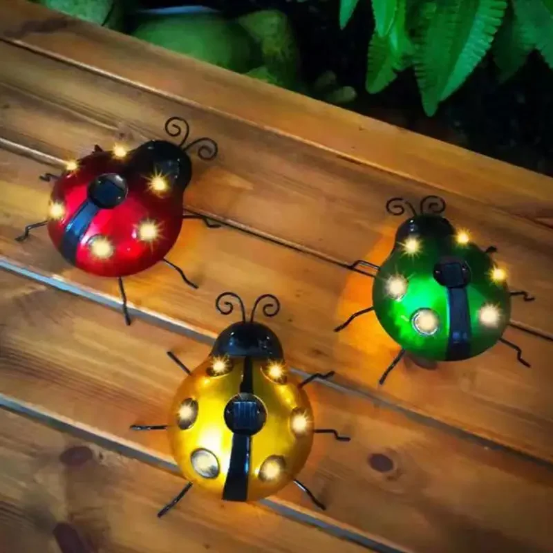 

Solar LED Light for Courtyard Landscape Outdoor Ladybug Solar Lamp Garden Yard Patio Ornament Waterproof Anti Corrosion