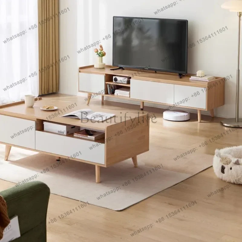 FG Shelf Nordic Tv Table Center Drawers Filing Movies Wood Designer Speaker Tv Stands Storage Suporte Para Tv Unique Furniture