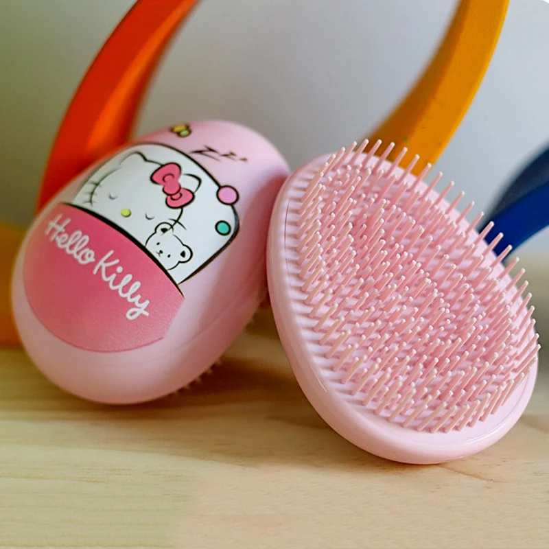 Cartoon Hellokitty Kawaii Water Drop Massage Shampoo Comb Massager Creative Small Comb Scalp Care Shampoo Comb Girl Gift