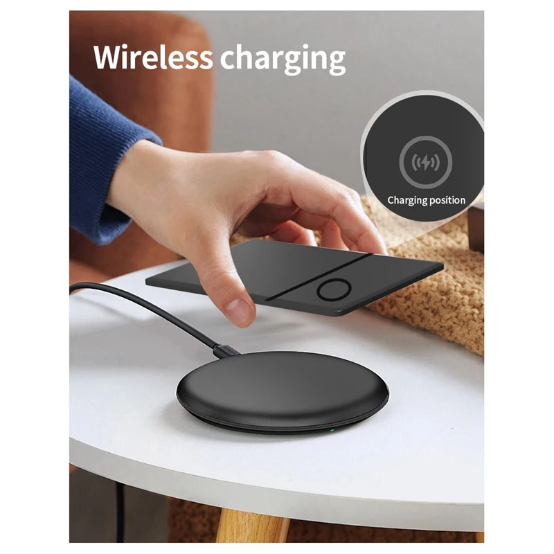 يعمل جهاز تعقب البطاقات الذكية اللاسلكي القابل لإعادة الشحن مع Apple Find My App الغطاء الخلفي لبطاقة الهوية Airtag