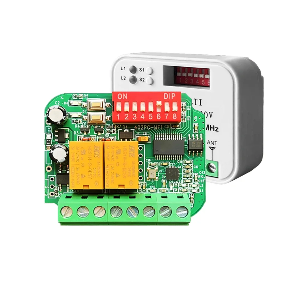 Remote Control Switch Receiver 300-868MHz 433MHz RX MULTI Receiver Universal 9-30V 220V For Garage Door Control Garage Command