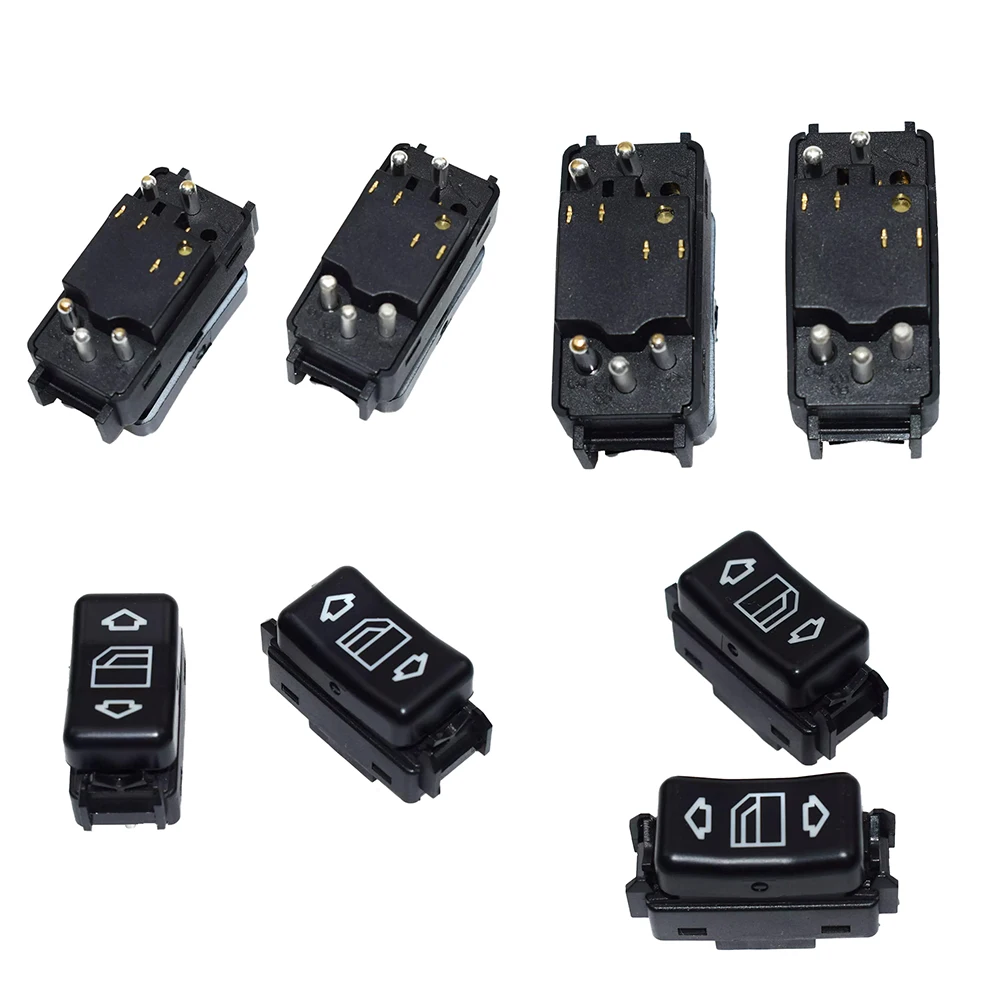 2Pcs Power Window Switch Replace 1248204510 1248204610 Compatible with Mercedes W124 W126 W201