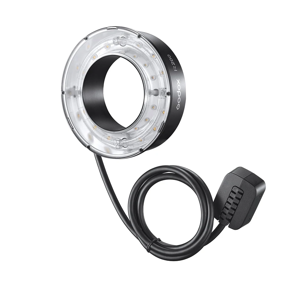 Godox R200 Ring Flash Speedlite Led Video Licht Voor AD200 AD200Pro 200Ws 5800 ± 200K Met Modeling Lamp Voor portret Macro Shootin