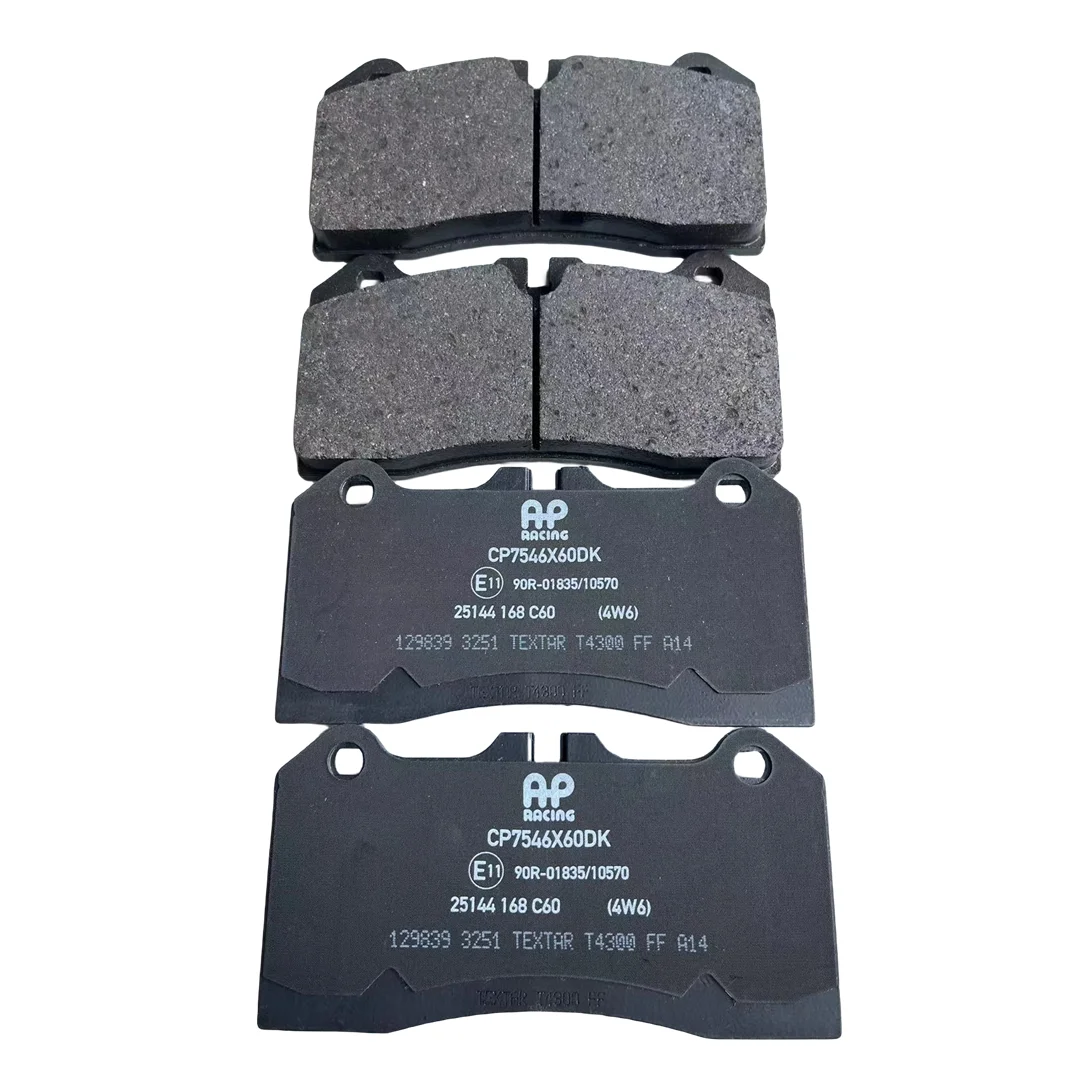 Rear carbon Ceramic Brake Pads,Clips,For AP RACING,For Brembo,Brake Pad kit for Mclaren