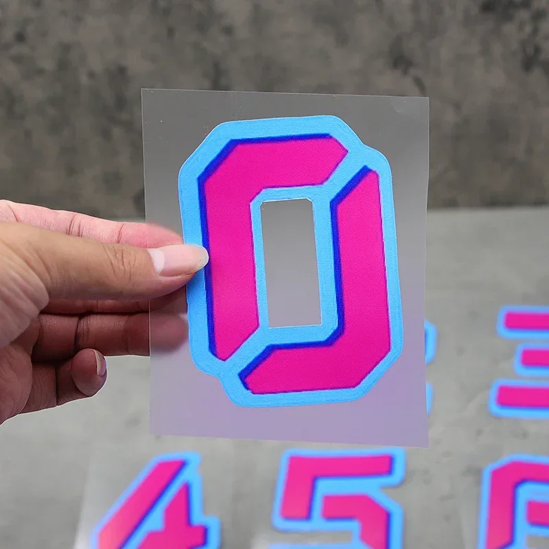 오토바이 자동차 스타일링 장식용 네온 레이싱 번호 스티커 세트 1개, 멀티 컬러 디자인 데칼 액세서리