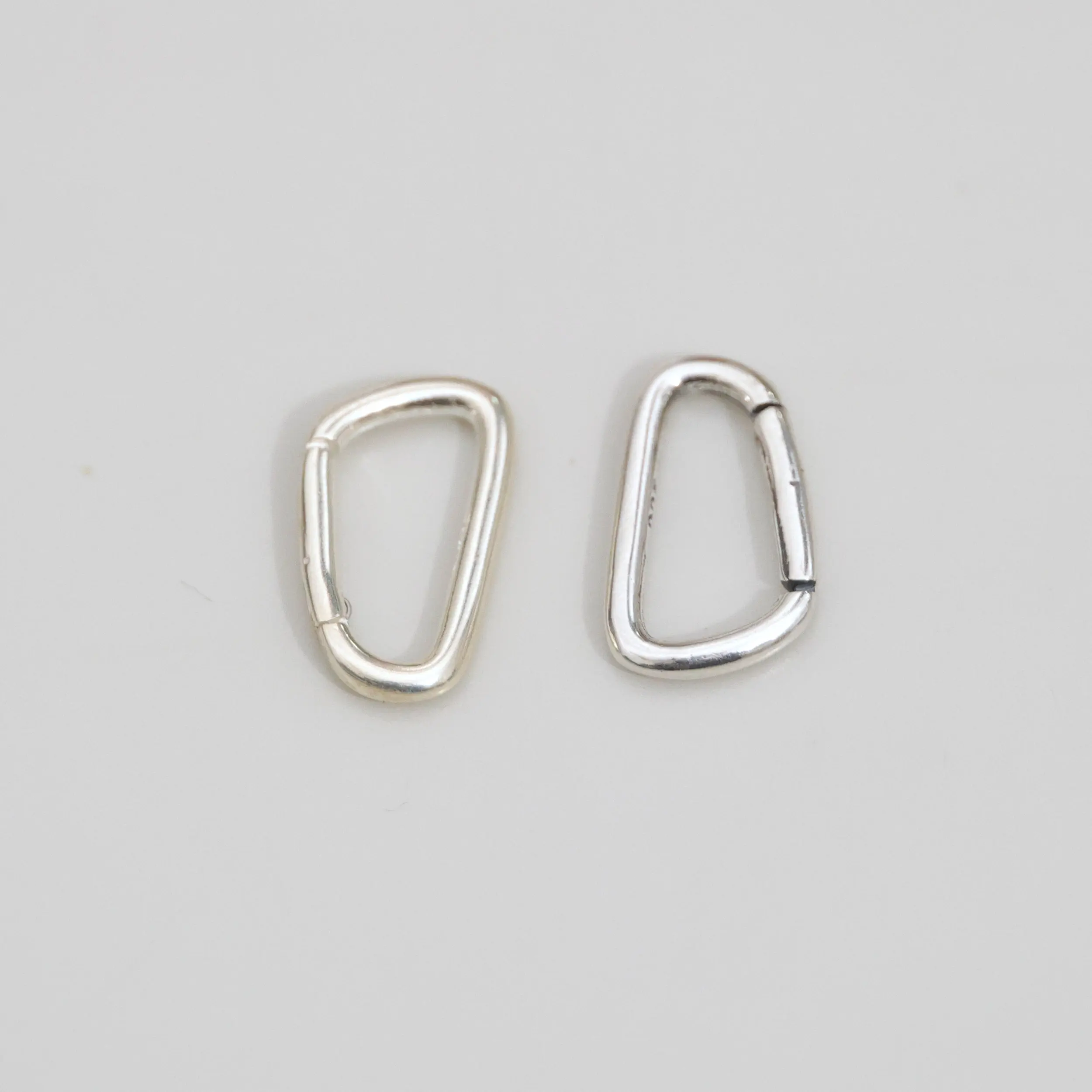 1PC 100% Solid 925 Sterling Silver Triangle Snap Hook for DIY  Jewelry Finding  Jewelry Accessories