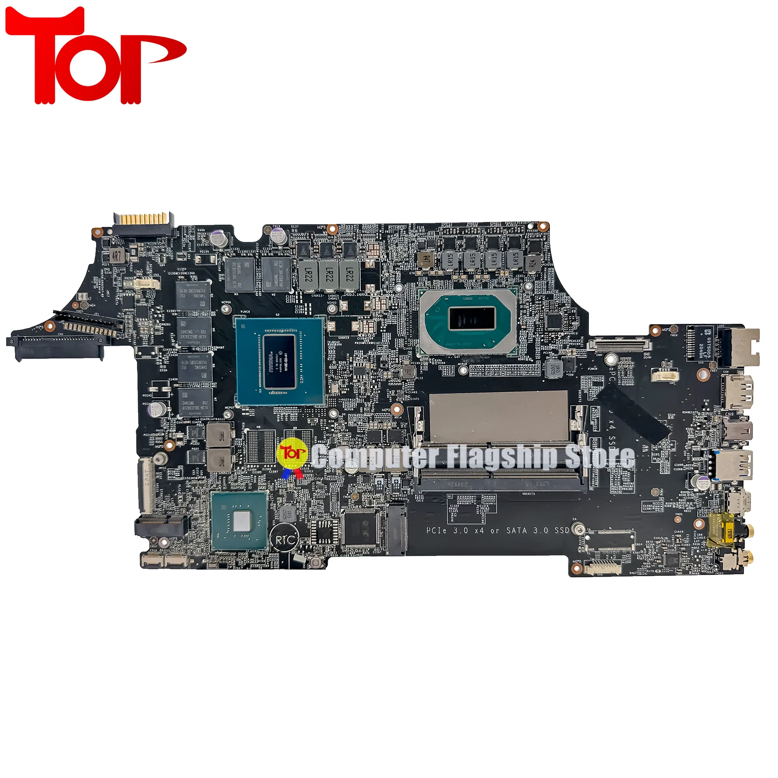 KEFU Mainboard For MSI MS-17E71 MS-17E7 Laptop Motherboard i5 i7 9th Gen GTX1660Ti/V6G