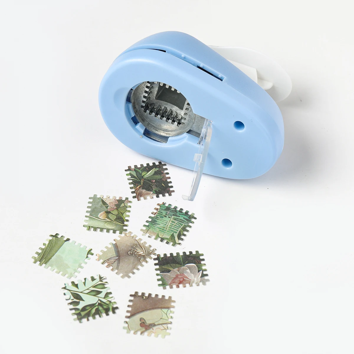 Portable Lever Action Embosser Rectangular Hole Puncher - Exquisite DIY Tool for Scrapbooking Photo Album Craft Supplies