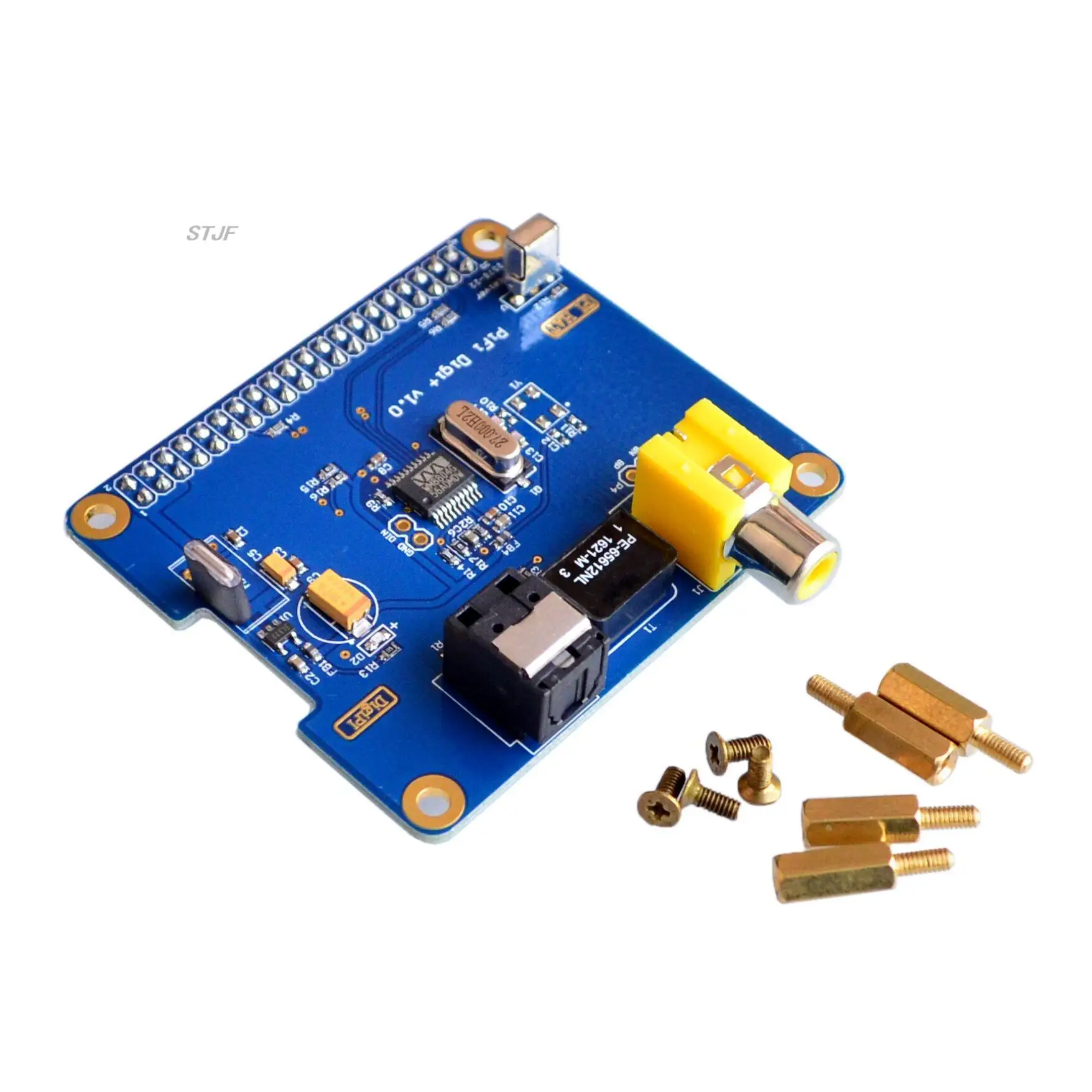 Raspberry Pi HIFI DiGi Digitale Soundkarte I2S SPDIF Erweiterungsplatine Digitaler Chip für Raspberry Pi 2/B+/A+ unterstützt Raspberry Pi 3