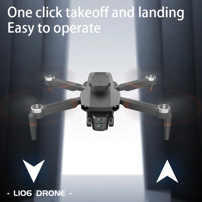 New L106 MAX Mini Drone Profesional 8K HD Camera Fly 25Min Obstacle Avoidance Brushless Foldable Quadcopter Optical Flow RC Dron