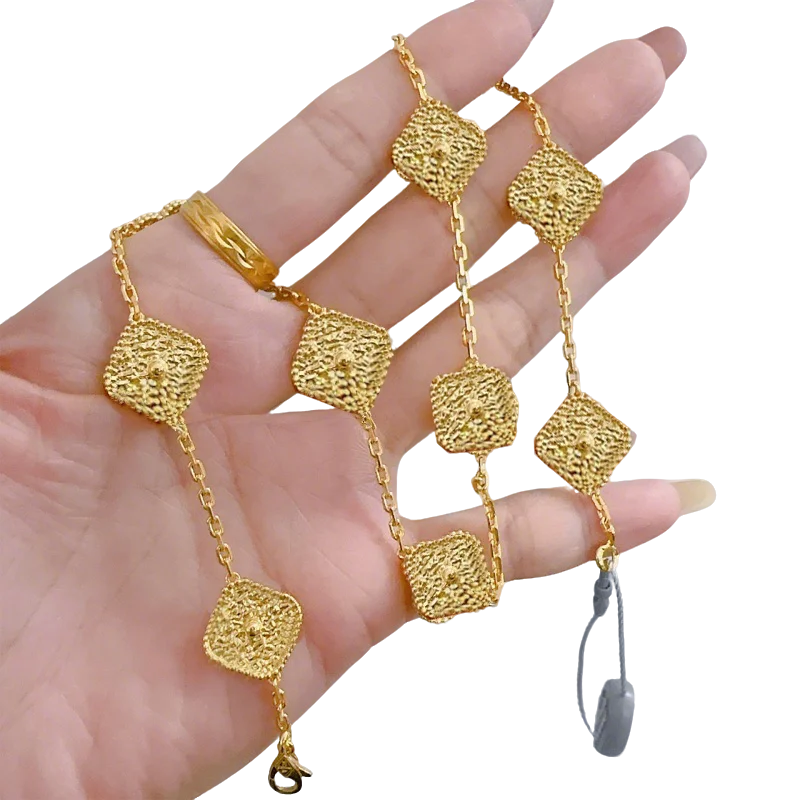 

Классическое модное водонепроницаемое ожерелье с четырехлистным клевером из серебра 925 пробы для женщин, эстетичное колье-чокер для повседневной носки и вечеринок, роскошные украшения