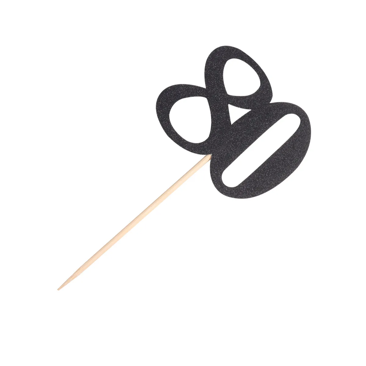 

20 шт. декоративных украшений для торта на 60-летие, бумажные топперы, идеально подходят для кексов и десертов на вечеринке