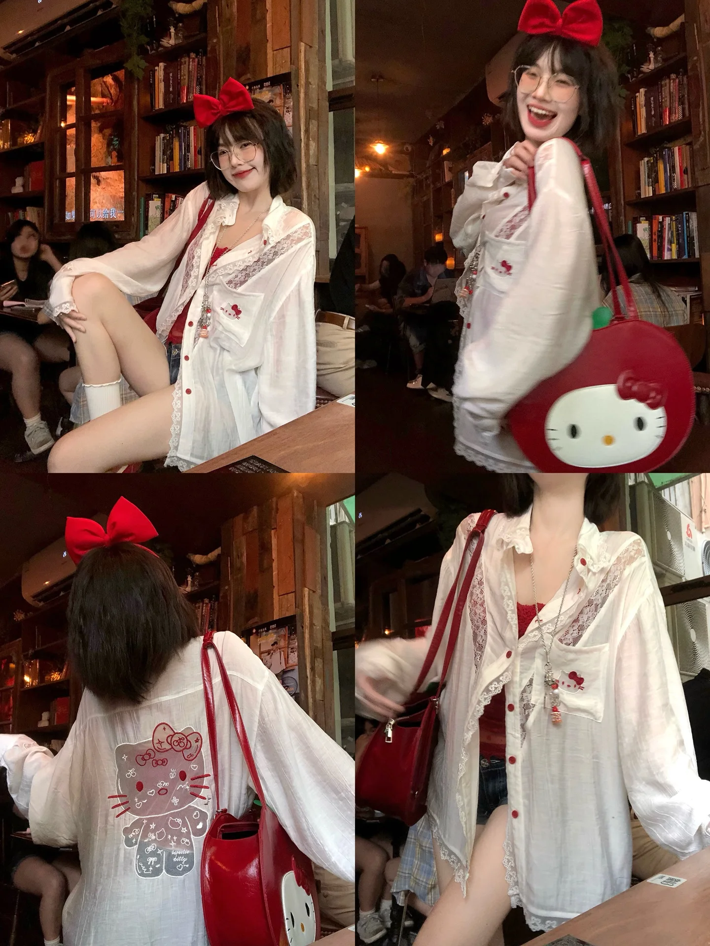 

ALITTLE оригинальный дизайн, комплект кружева с вышивкой, женский свободный крой, длинный све, хлопковое нейлоновое волокно irt