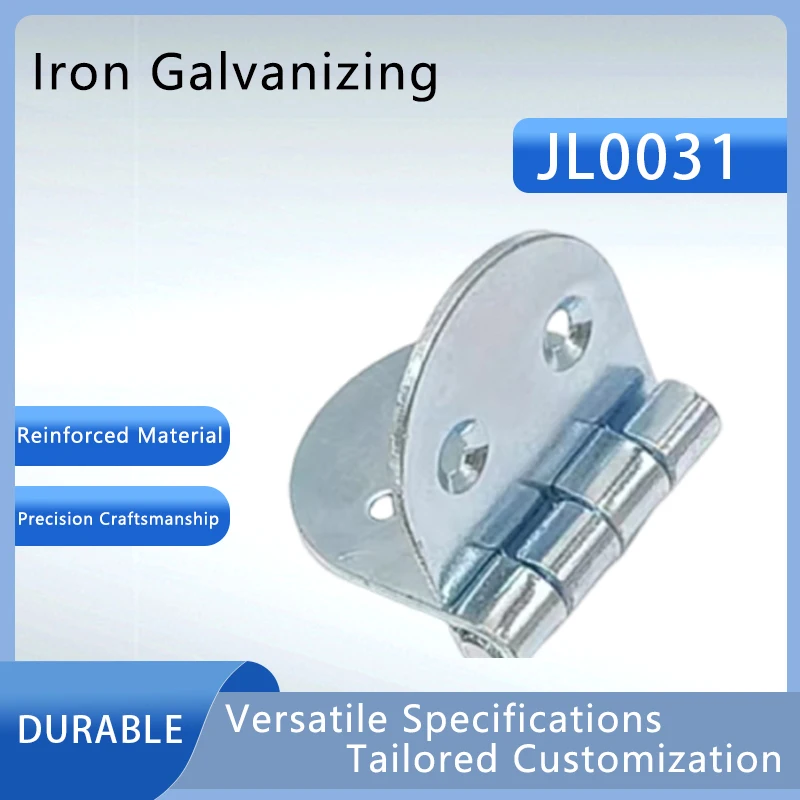 

Iron Galvanized Door Hinge Cabinet Door Connector Small Hinge Leaf Semi-Circular Folding Precision Folding