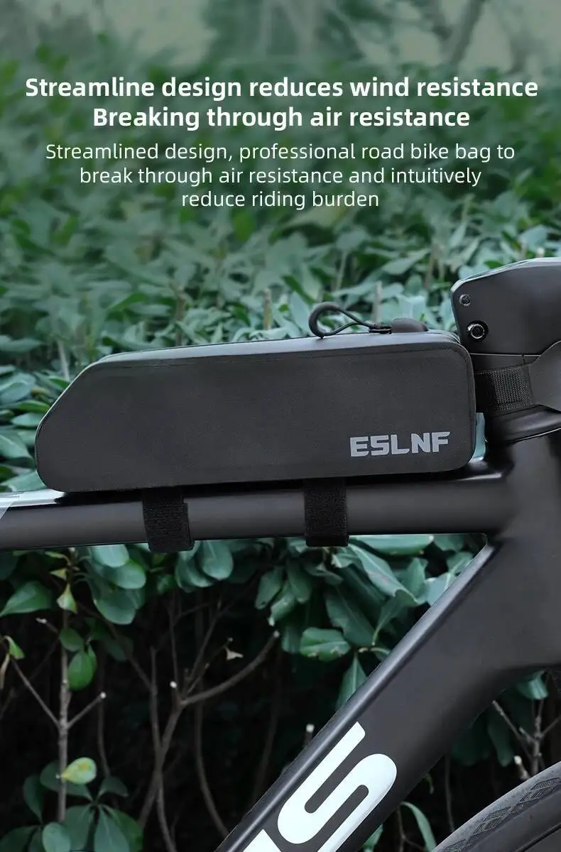 ESLNF Tragbare Vollständig Wasserdichte Vorderrahmen-Fahrradtasche Aufbewahrung MTB Rennrad Oberrohr-Fahrradtaschen – Detail 6
