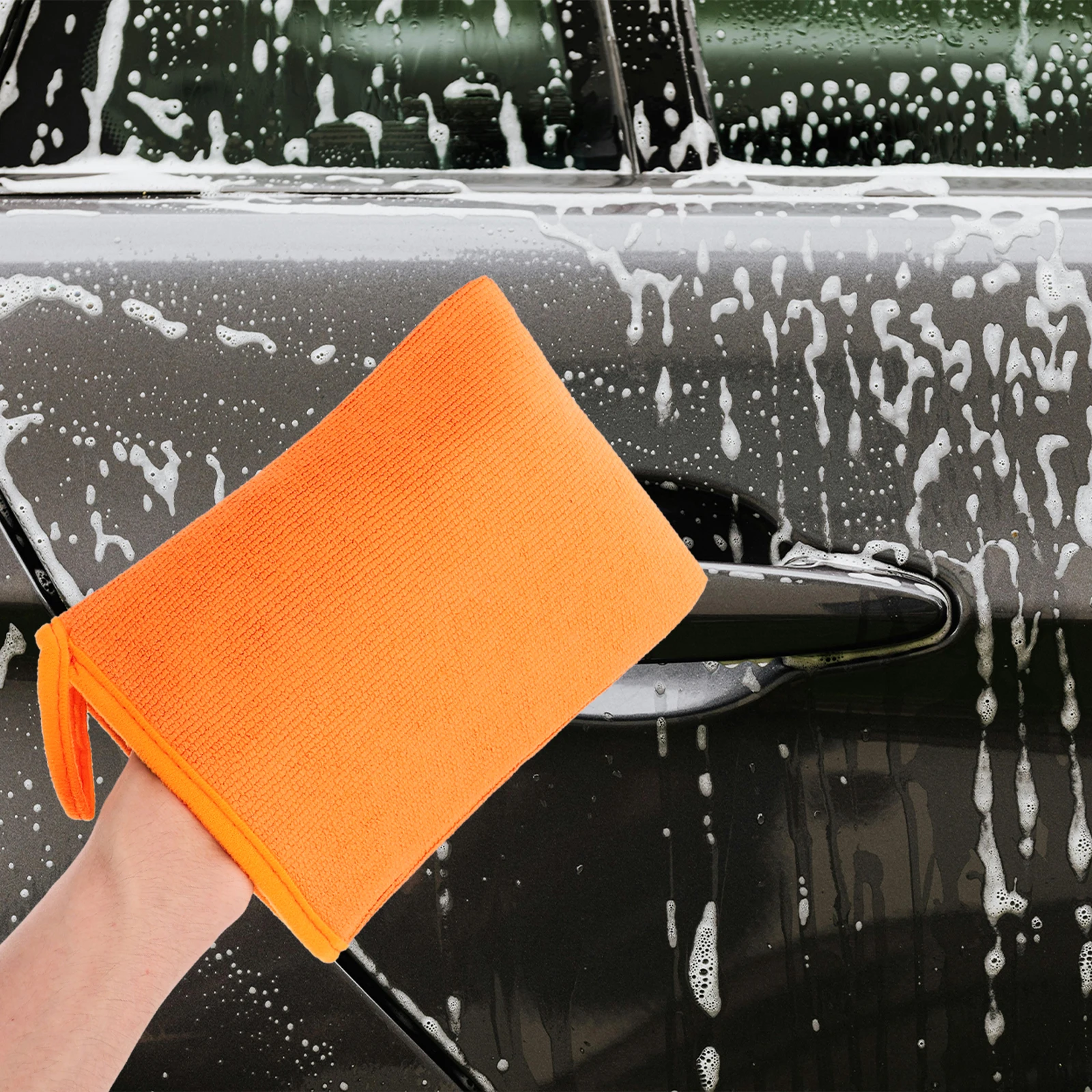 

Clay Wash Mitt Orange Clay Stick Mitten Detailing Auto Body Cleaning Tools Gloves Scratch Mitts Easy Handle