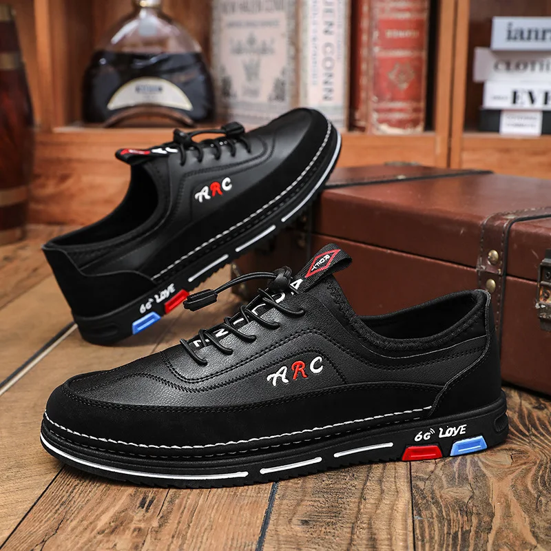 Men's Shoes Soft Bottom Soft Leather Casual Shoes New Autumn Trendy Design Men's Footwear Men's Sports Shoe Zapatos Para Hombre