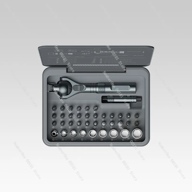 

ATUMAN Duke RS2 Bit Набор отверток с храповым механизмом 40-в-1, универсальная трещотка, несколько магнитных бит