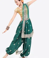 Indian Sari Wide Leg Pants Stage Performance Costume Nepal Pakistan Bangladesh Specialty Clothing