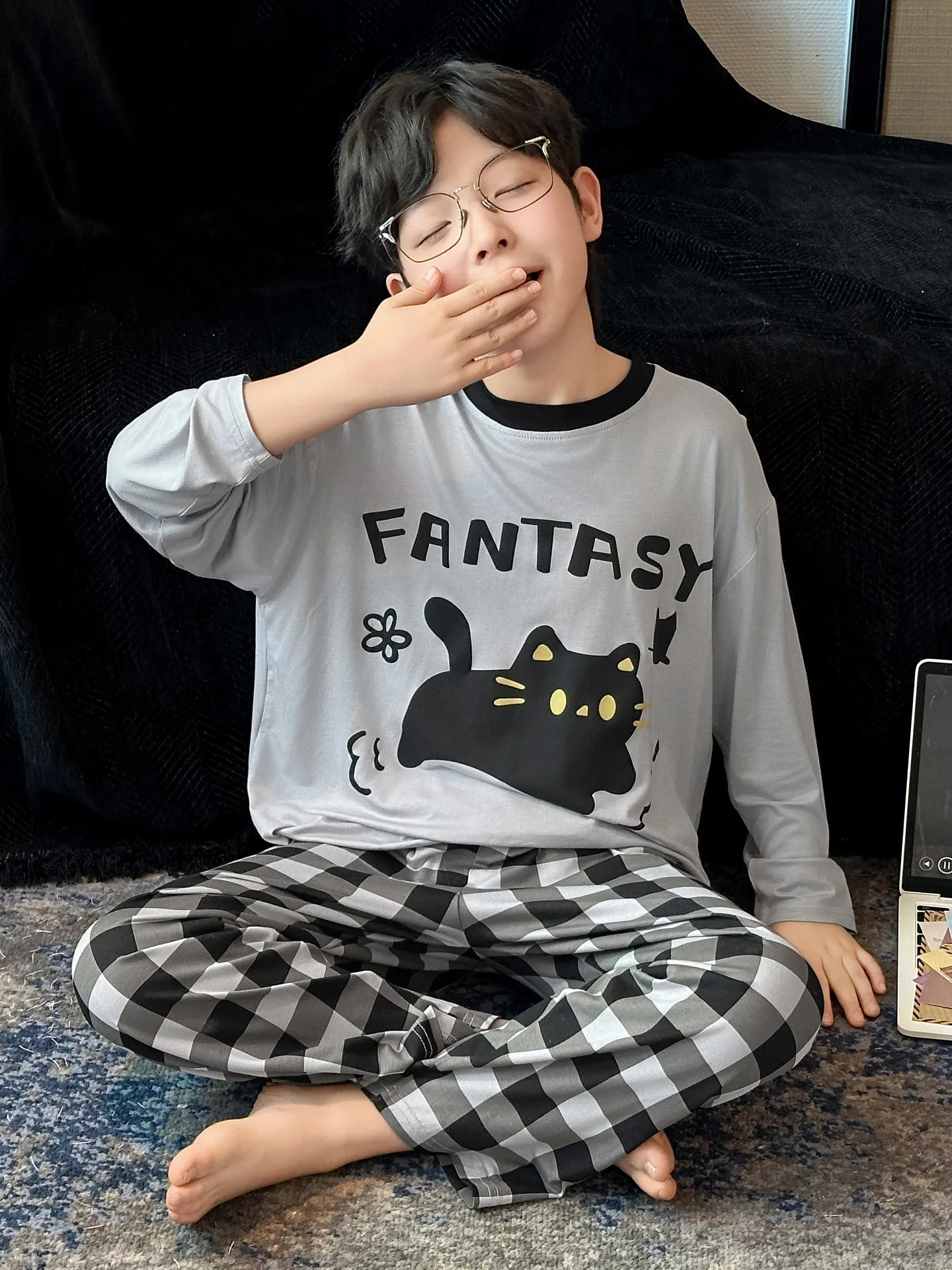 anseola-conjunto-de-ropa-de-dormir-para-ninos-primavera-modal-manga-larga-pantalones-largos-comodo-transpirable-absorb