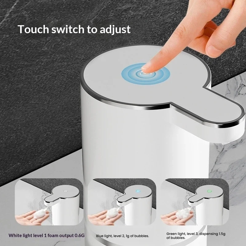 

USB Rechargeable Automatic Soap Dispenser Non-Touch Foam Maker for Kitchen Bathroom Essentials