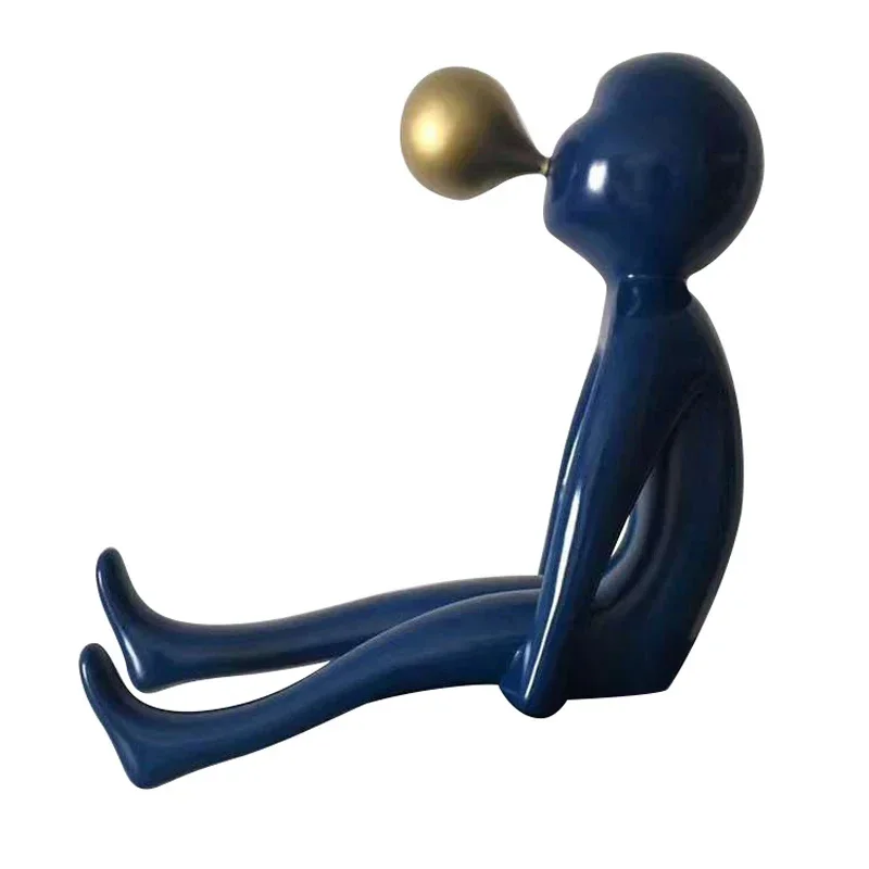 

Creative Cartoon FRP Bubble Figure Sculpture Hotel Lobby Living Room