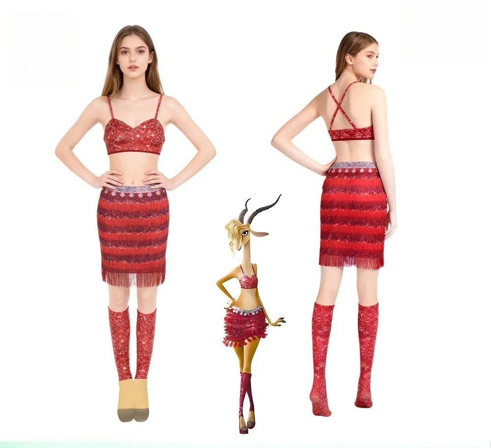 

Disney The New Zootopia 2 Clothes Xia Qiyang Cos Clothes Judy Halloween Christmas Cosplay