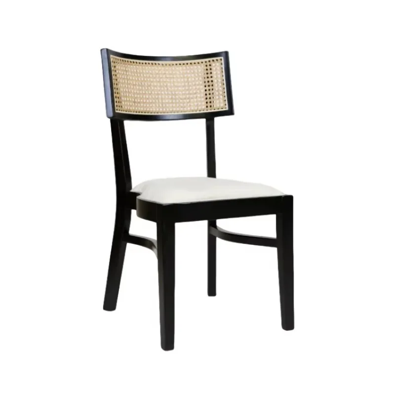 SinoFur Wood Texture Resin Cross Back Franklin Chair for Hotel Event Rental Commercial Business Living Room Entry