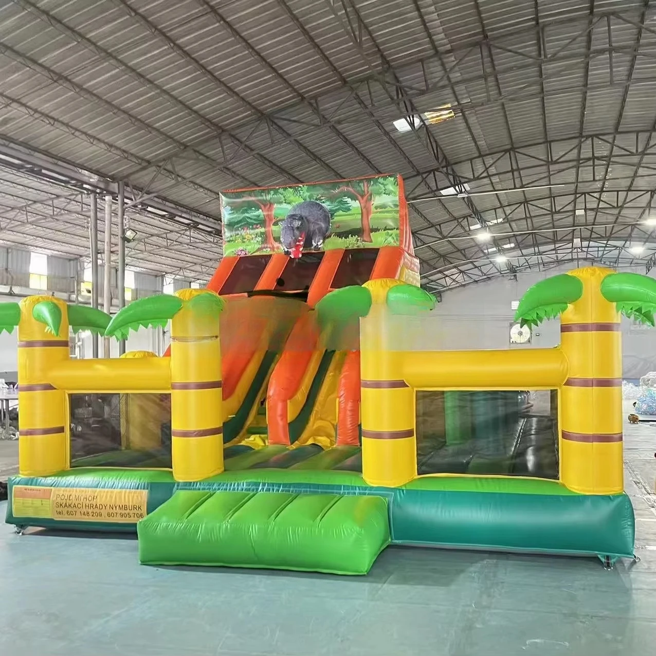 Commercial children's inflatable slide jumping castle poly waterproof tarp slide inflatable inflatable toy with the best quality