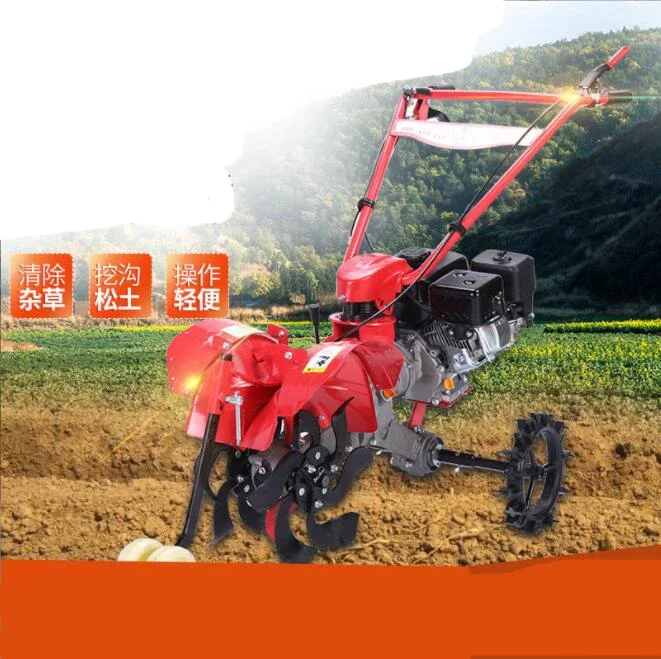 Manufacturers multi-functional agricultural soil micro-tiller pastoral management loosening soil tiller small rotary cultivator