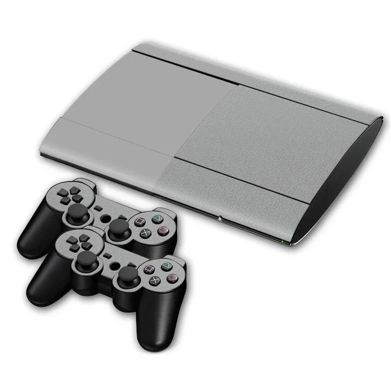 White black color decal skin New skin Sticker For PS3 Super slim 4000 Console
