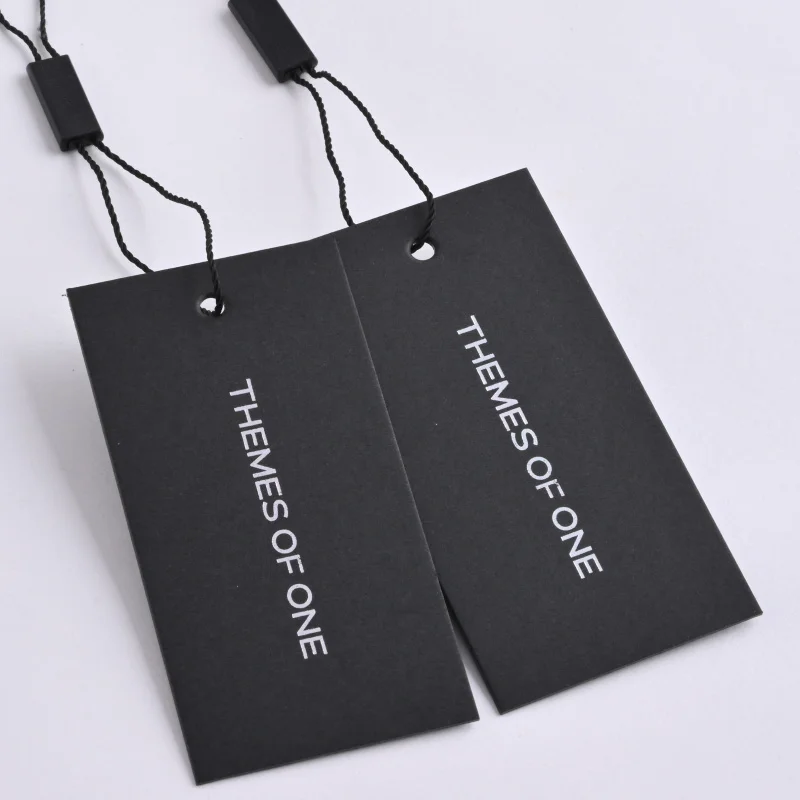 

Custom..pieces.Customized Eco-friendly Hang Luxury Recycled Paper Garment Accessories Label Custom Clothing String Hang