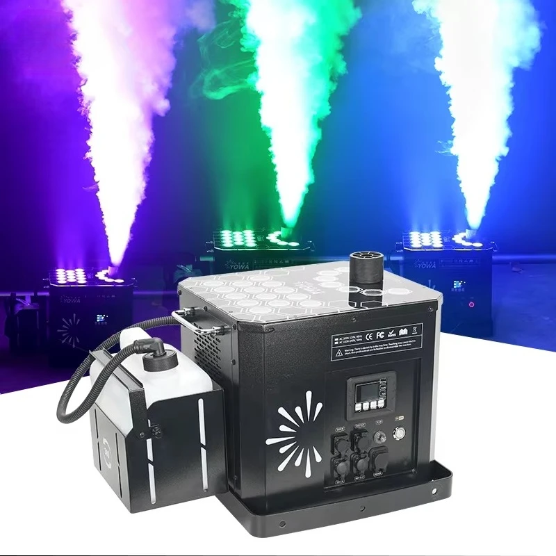 LED RGB 3in1 Air Gas Column Stage Effect Machine for Stage Concert Show 3500W Rainproof DMX512 CO2 Jet Smoke Fog Machine