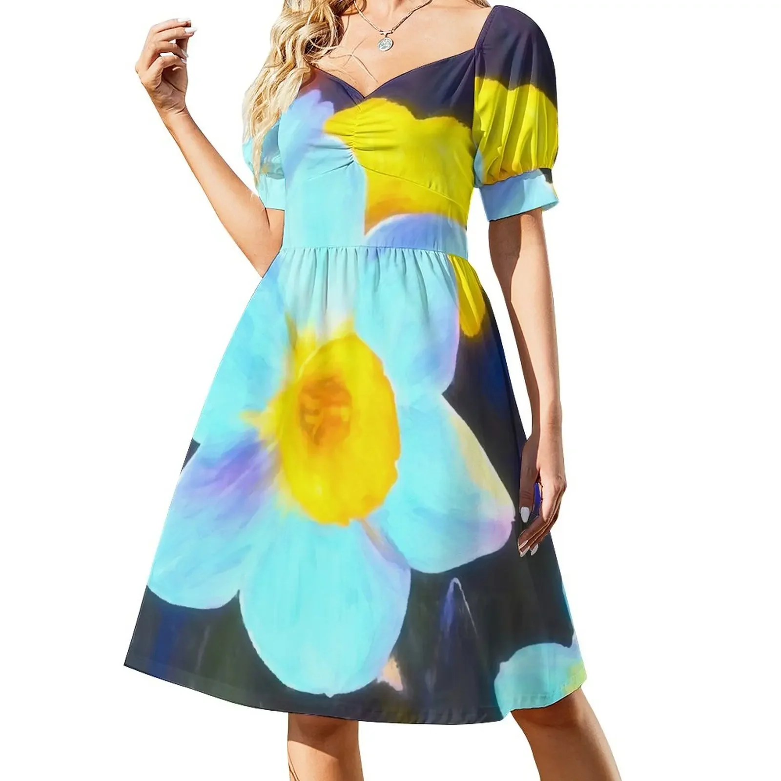 

Daffodils 20 Sleeveless Dress Women's long dress summer dresses for women 2024 evening dress