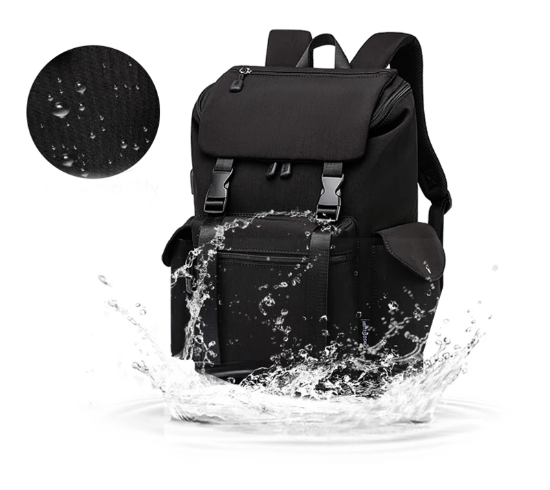 Disney Mickey Minnie Mouse School Bag USB Charging Large Capacity Bookbags Teenager Women Men Waterproof Laptop Travel Backpack