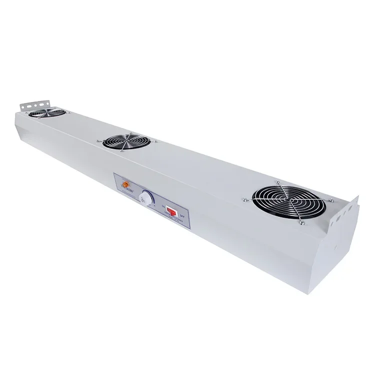 Suspended three-head AC ion fan