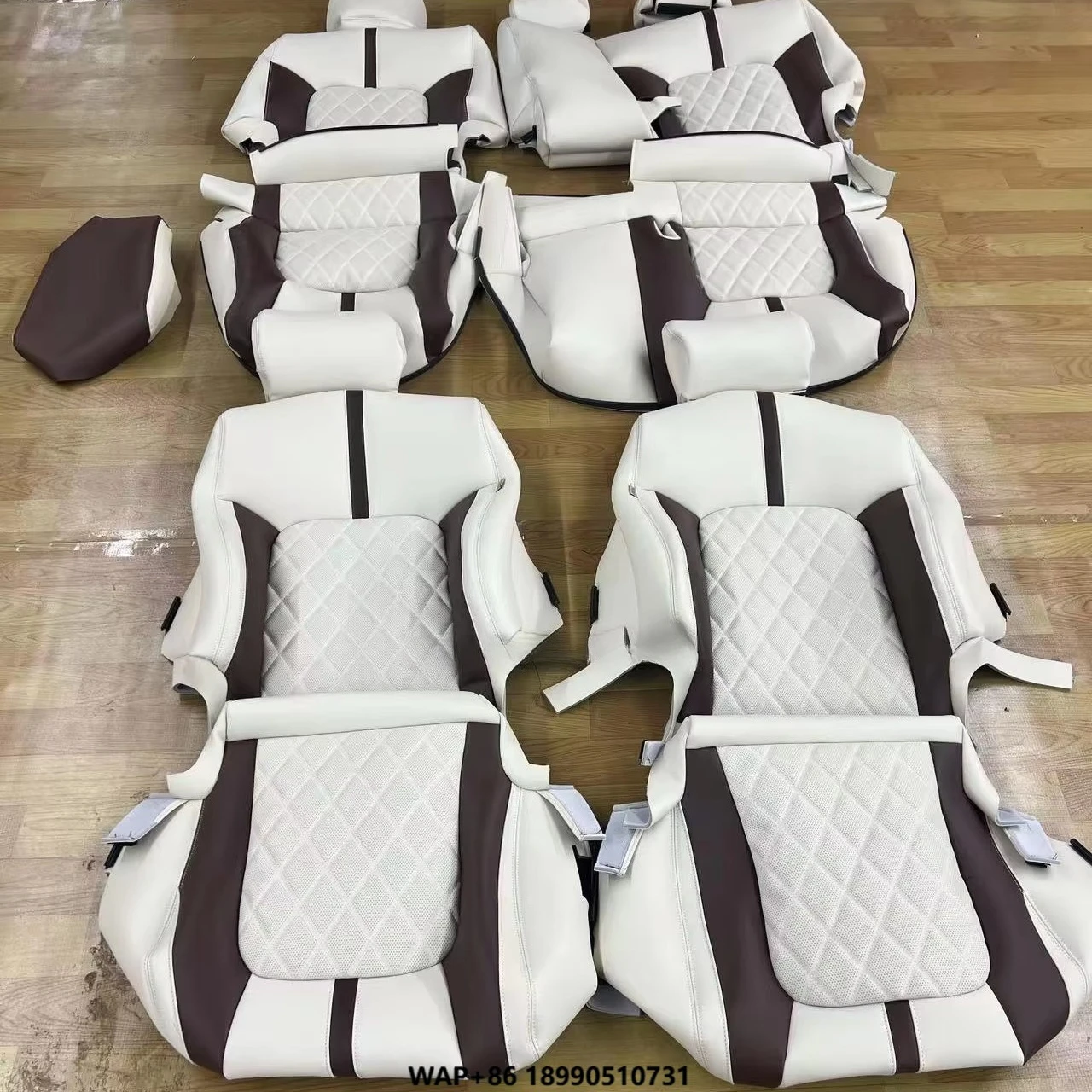 

Car Replacement Leather 7 Seats Seat Cover for Land Cruiser LC200 LC300 LC350 Prado Airbag Compatible