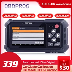 OBDPROG M500 Car Cluster Calibration Tools OBD2 Diagnose Oil Reset Instrument Adjustment Tool Code Reader Automotive Scanner