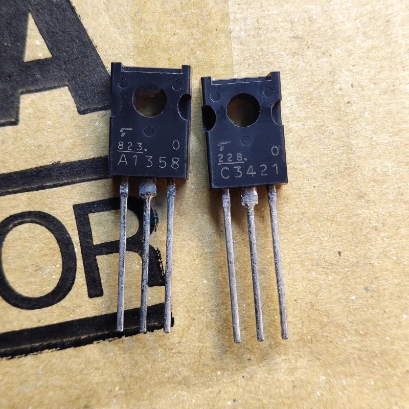 5Pairs 100%Original 2SC3421 C3421 2SA1358 A1358 TO-126F Transistor