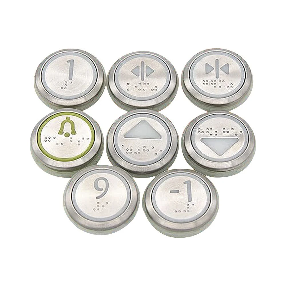 KONE Liftdrukknop RVS Braille-knoppen KDS50 KDS300 1-delig