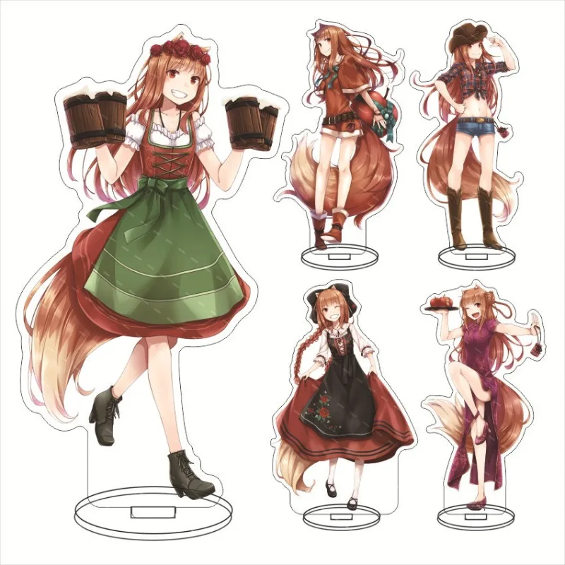 Spice and Wolf Acrylic Stand Figure Desktop Display Original Acrylic Hand made Cute Cartoon Anime stand Pendant Toy Gift