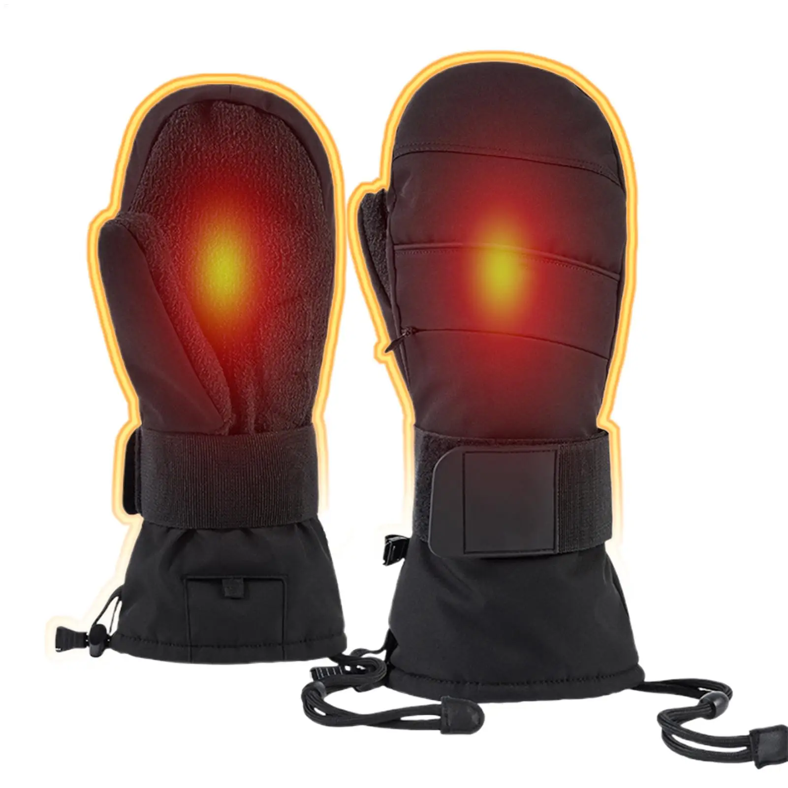 

Winter Gloves Men Touchscreen Warm Mittens With Wrist Guard Fleece Lined Riding Gloves For Men Winter Motorcycle Ski Cold